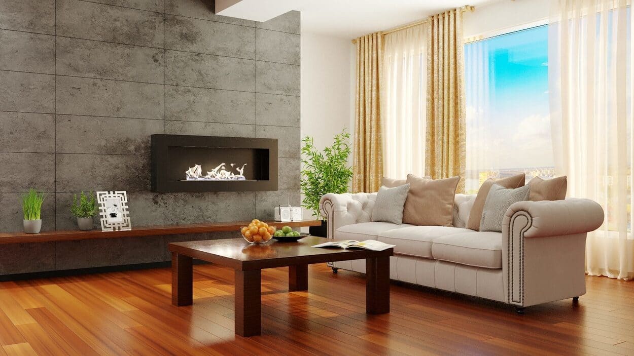 Биокамин "Русский огонь" Лофт 1800N настенный с защитным и декоративным стеклом по цене 83 590 руб.