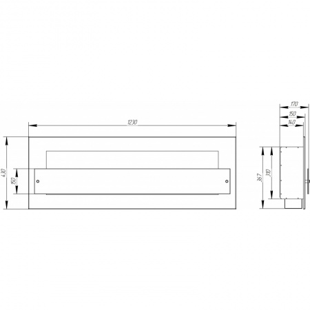 Биокамин Window III Glass grey Арома Биокамин Window III Glass grey Арома по цене 37 400 руб.