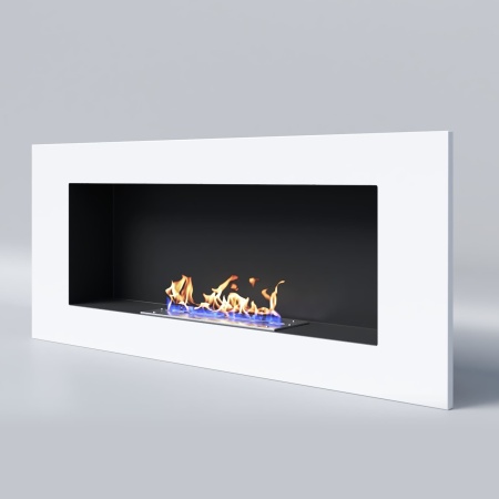 Биокамин "Русский огонь" Лайт Бланк 1200V с защитным стеклом по цене 26 250 руб.