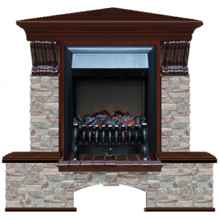 Бостон К Грот цветной угловой (красное дерево)+Fobos Black Бостон К Грот цветной угловой (красное дерево)+Fobos Black