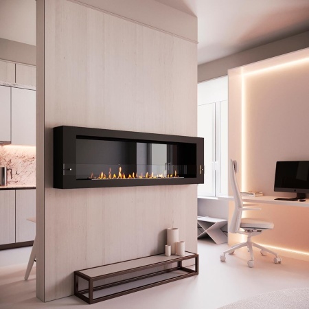 Биокамин SteelHeat WALL  LONG 1800 черный, стекло, стемалит Биокамин SteelHeat WALL  LONG 1800 черный, стекло, стемалит по цене 95 970 руб.