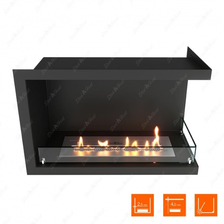 Биокамин угловой SteelHeat Leader 700 правый стекло Биокамин угловой SteelHeat Leader 700 правый стекло по цене 29 659 руб.