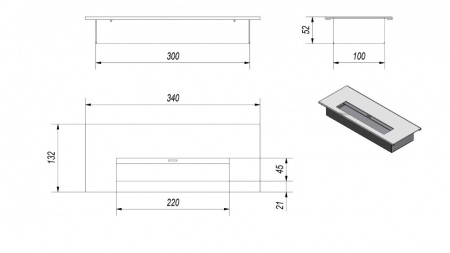 Биокамин Kratki SIERRA, TUV Биокамин Kratki SIERRA, TUV по цене €854