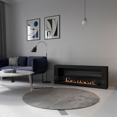 Биокамин SteelHeat WALL LONG 1500 черный, стемалит Биокамин SteelHeat WALL LONG 1500 черный, стемалит по цене 72 030 руб.