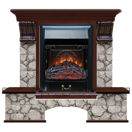 Бостон К Карелия (красное дерево)+Majestic Black Бостон К Карелия (красное дерево)+Majestic Black