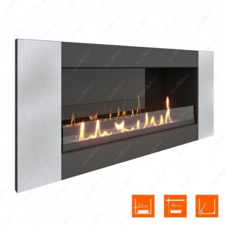 Биокамин SteelHeat LONG-V 900 XL стекло + стемалит Биокамин SteelHeat LONG-V 900 XL стекло + стемалит по цене 43 088 руб.