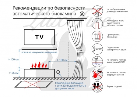 Автоматический биокамин Lux Fire Smart Flame 1800 INOX Автоматический биокамин Lux Fire Smart Flame 1800 INOX по цене